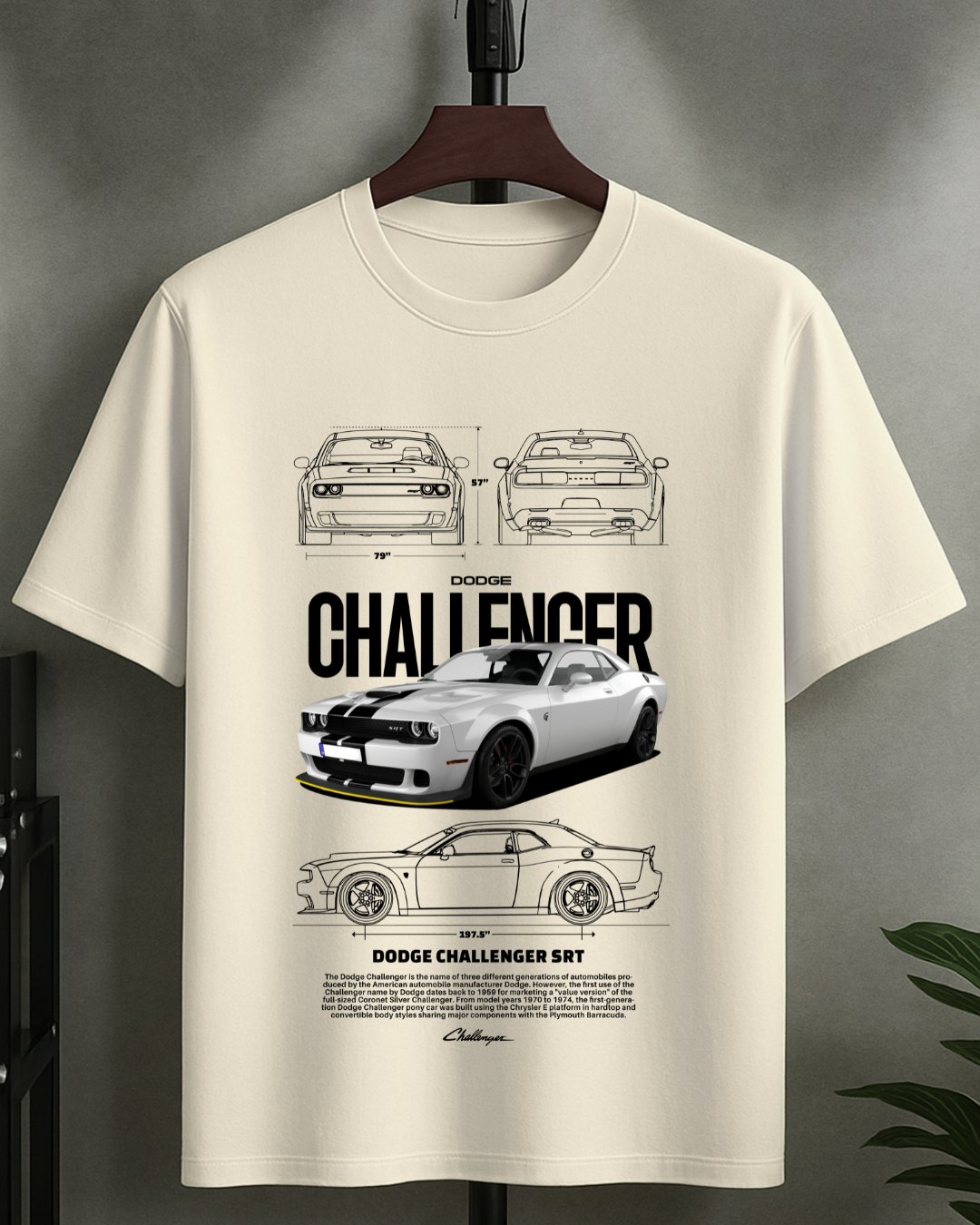 T-Shirt Challenger SRT Oversized