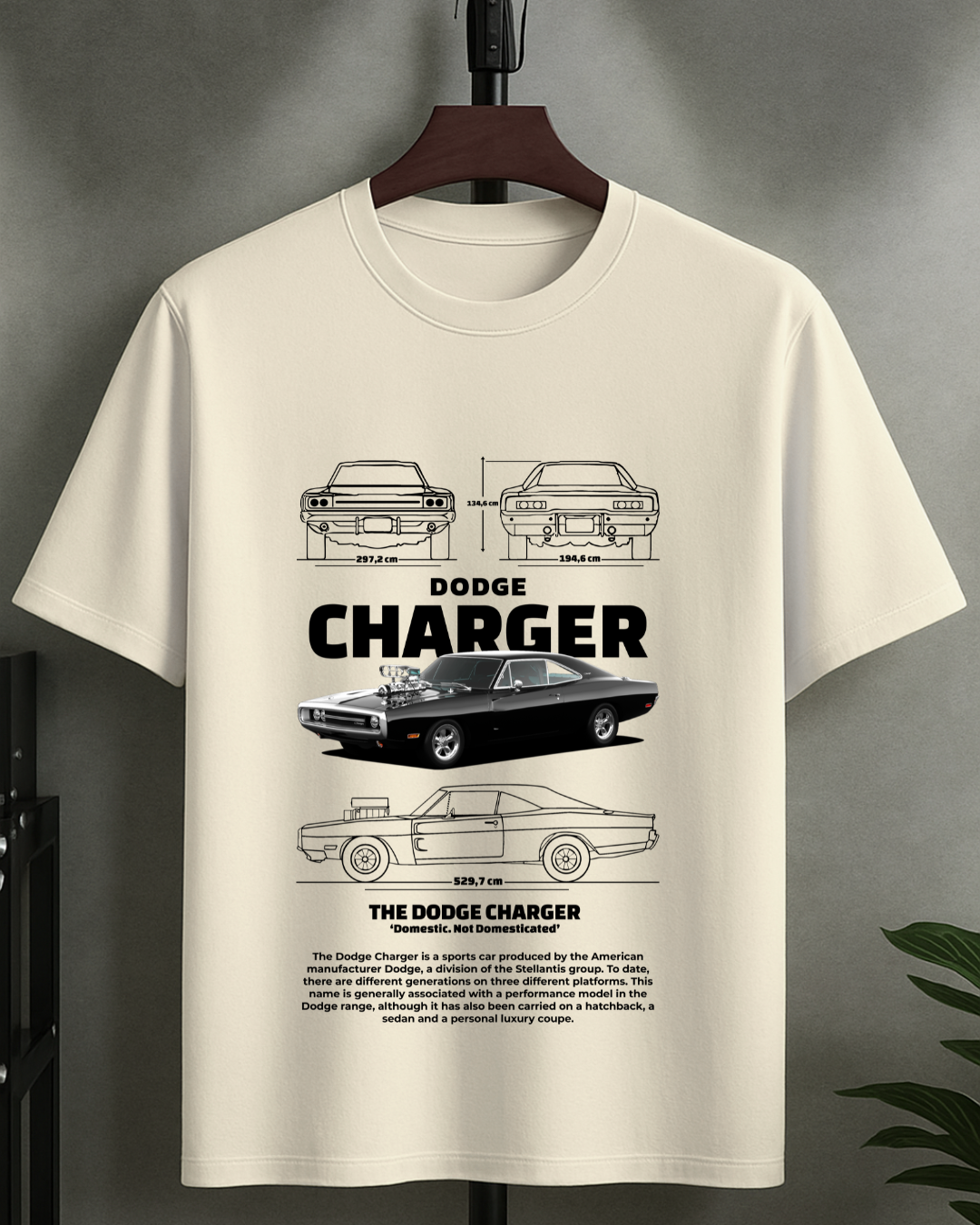 T-Shirt Charger Hellcat Oversized
