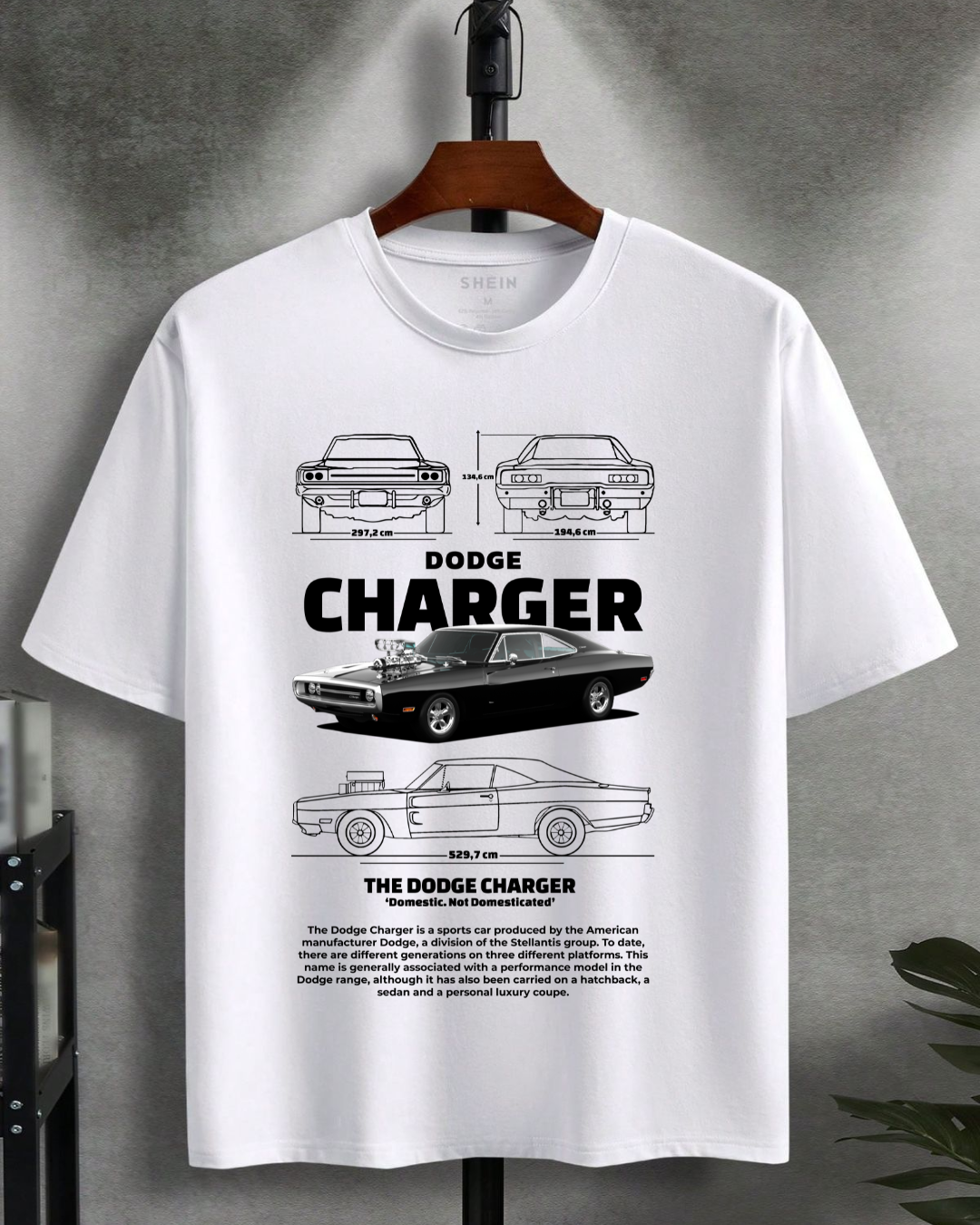 T-Shirt Charger Hellcat Oversized