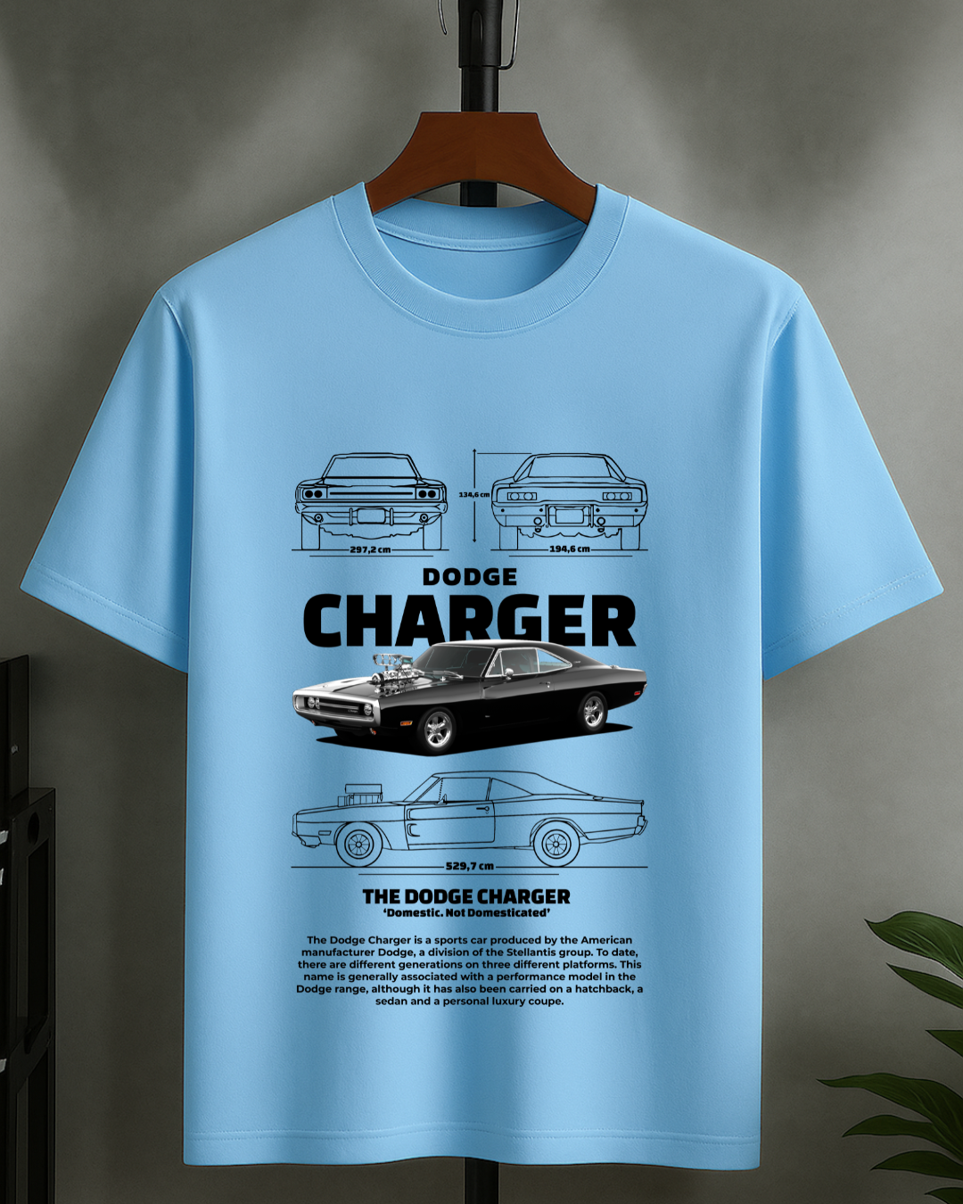 T-Shirt Charger Hellcat Oversized