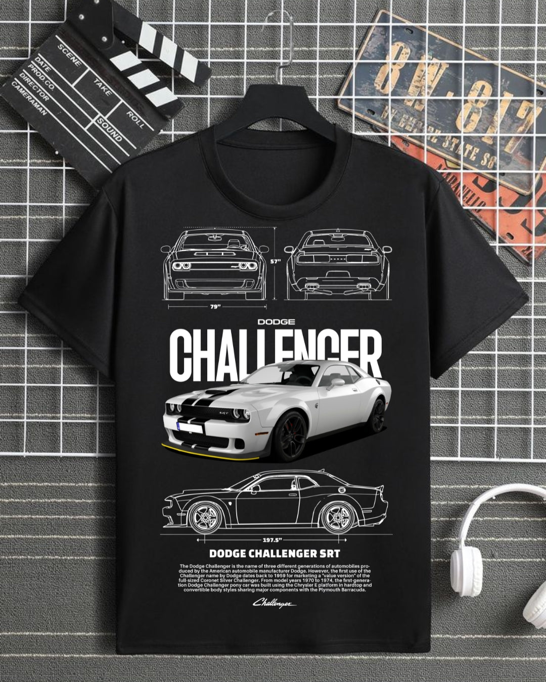 T-Shirt Challenger SRT Oversized