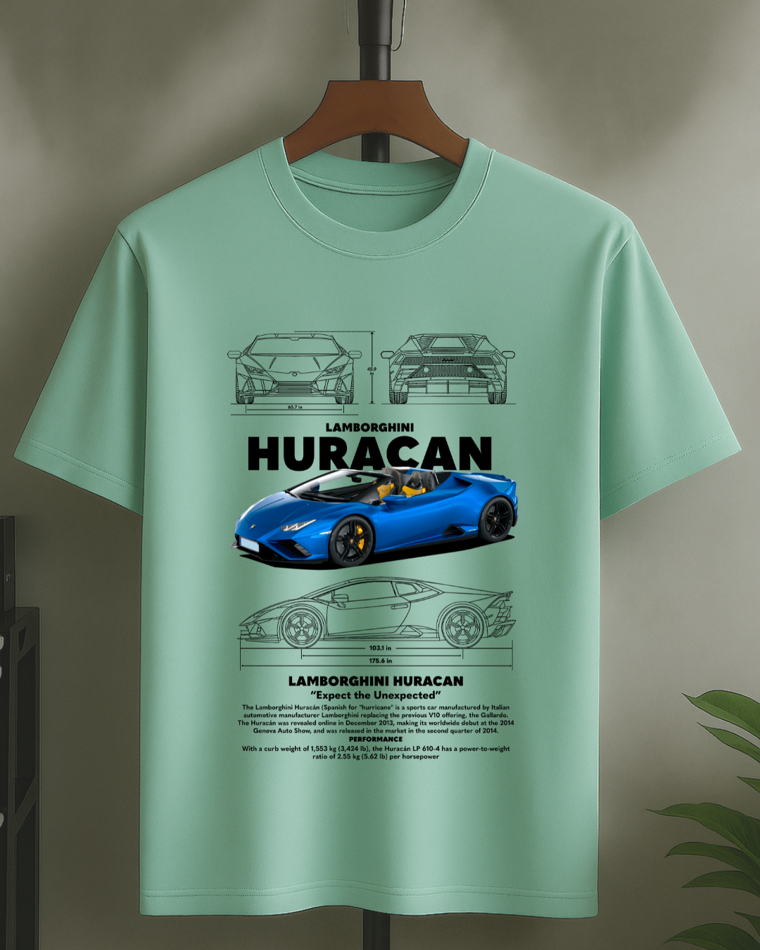 T-Shirt Huracán Drift Oversized
