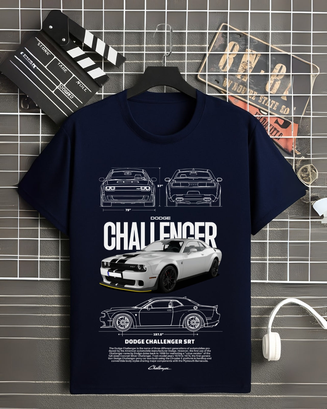 T-Shirt Challenger SRT Oversized