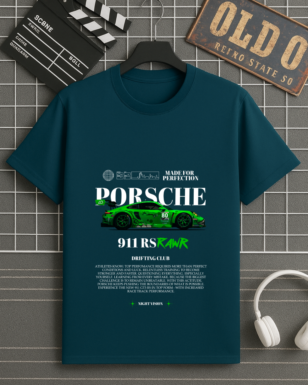 T-Shirt Porsche 911 Oversized