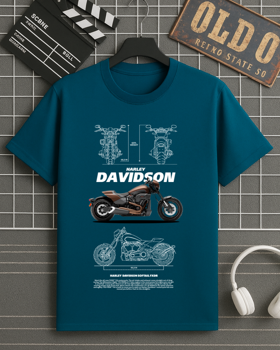 T-Shirt Harley FXDR Oversized