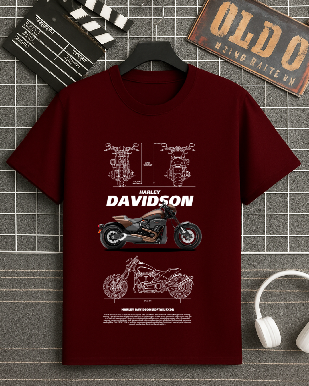 T-Shirt Harley FXDR Oversized