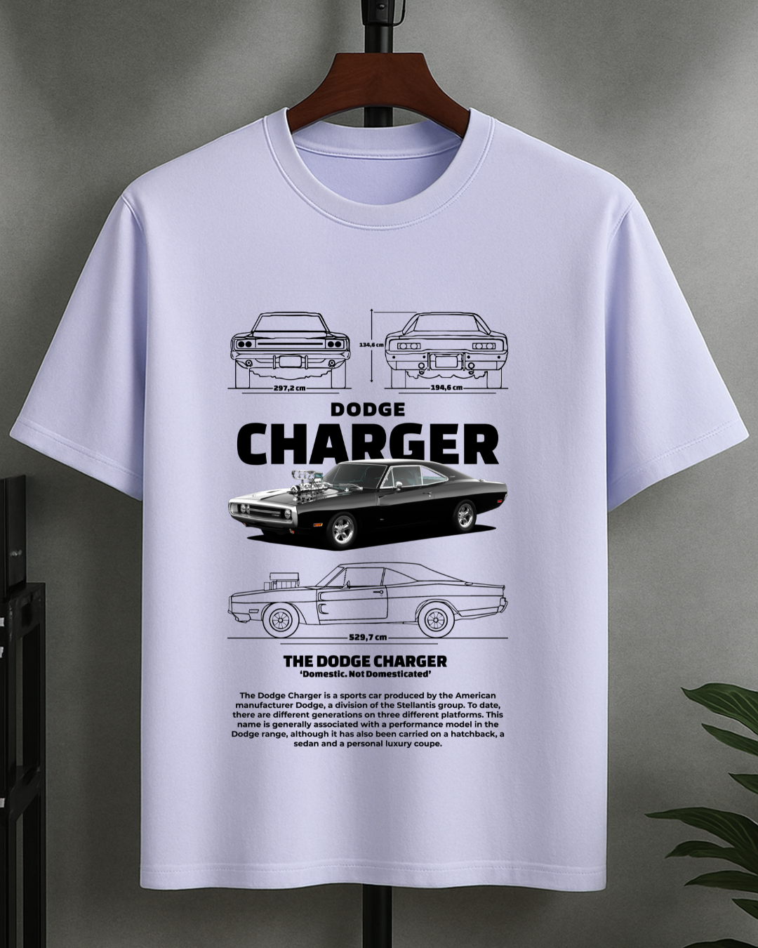 T-Shirt Charger Hellcat Oversized