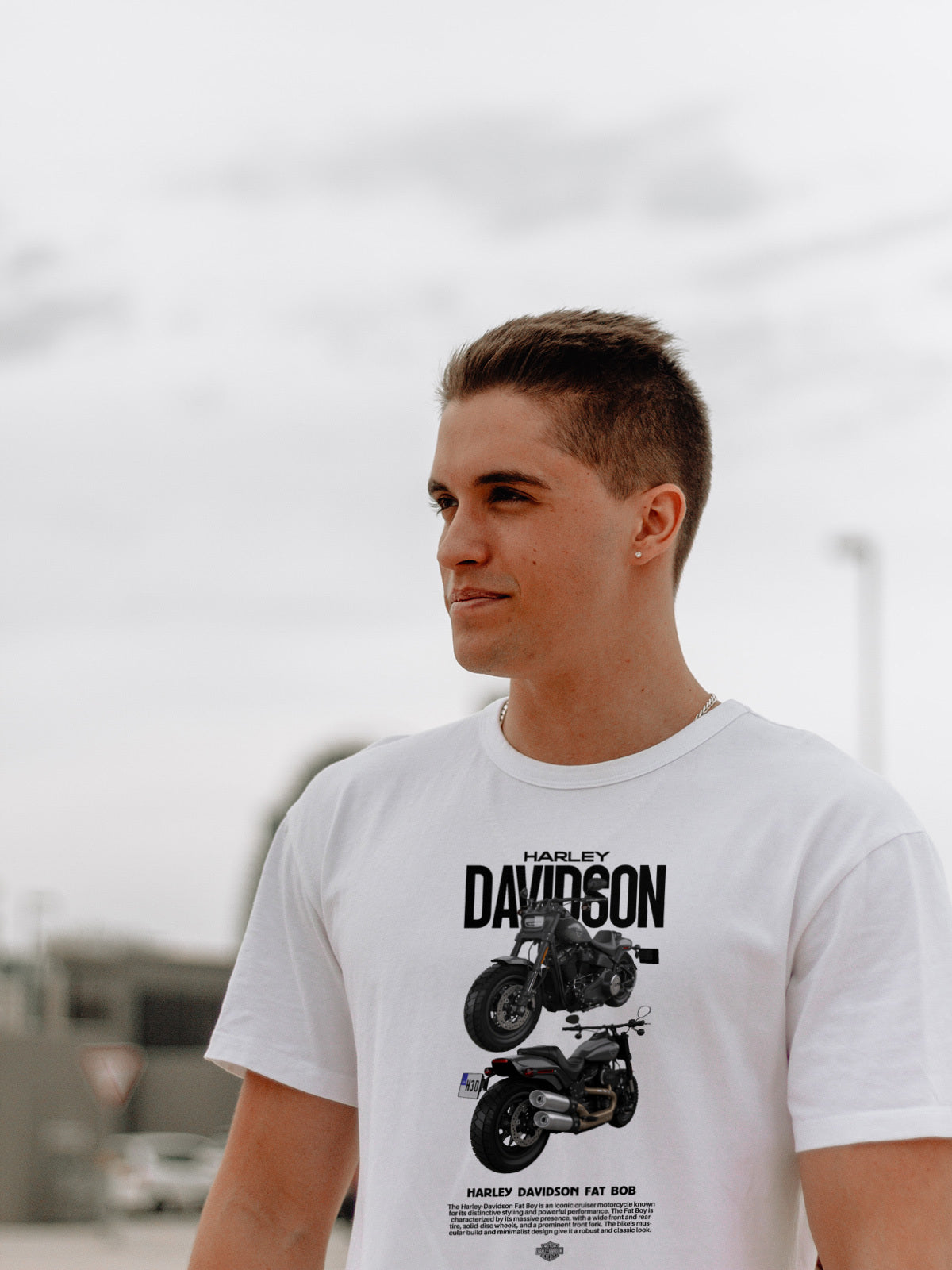 T-Shirt Harley Fat Bob Oversized