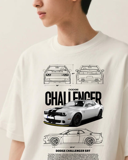 T-Shirt Challenger SRT Oversized
