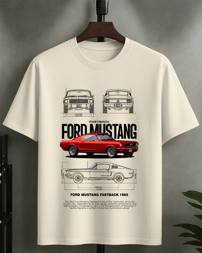 T-Shirt 1965 Mustang Oversized