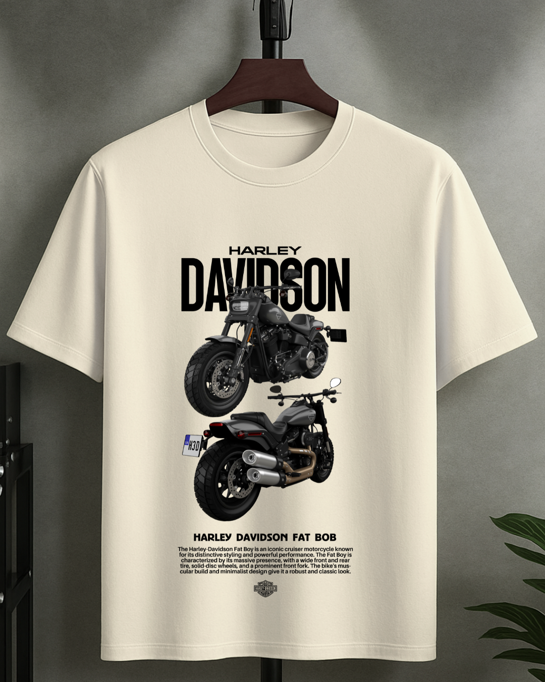 T-Shirt Harley Fat Bob Oversized