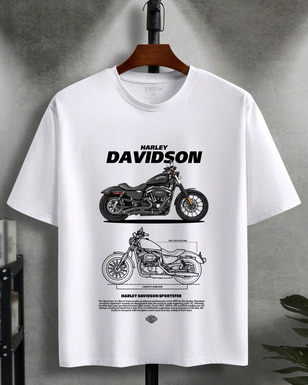 T-Shirt Harley Sportster Oversized