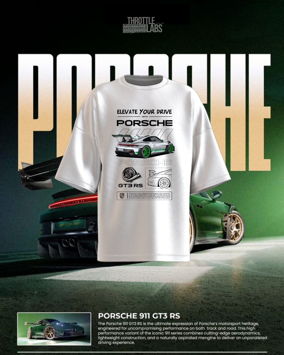 T-Shirt GT3 RS Apex Oversized