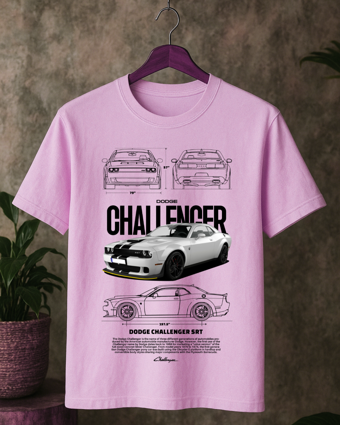 T-Shirt Challenger SRT Oversized