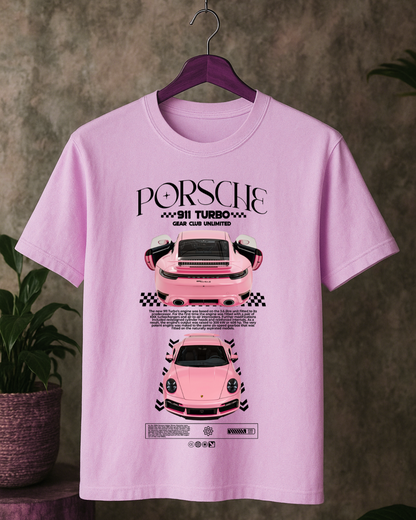 T-Shirt Pink Porche Oversized