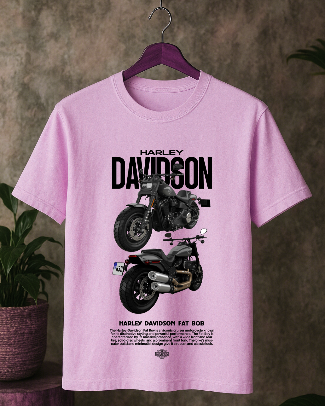 T-Shirt Harley Fat Bob Oversized