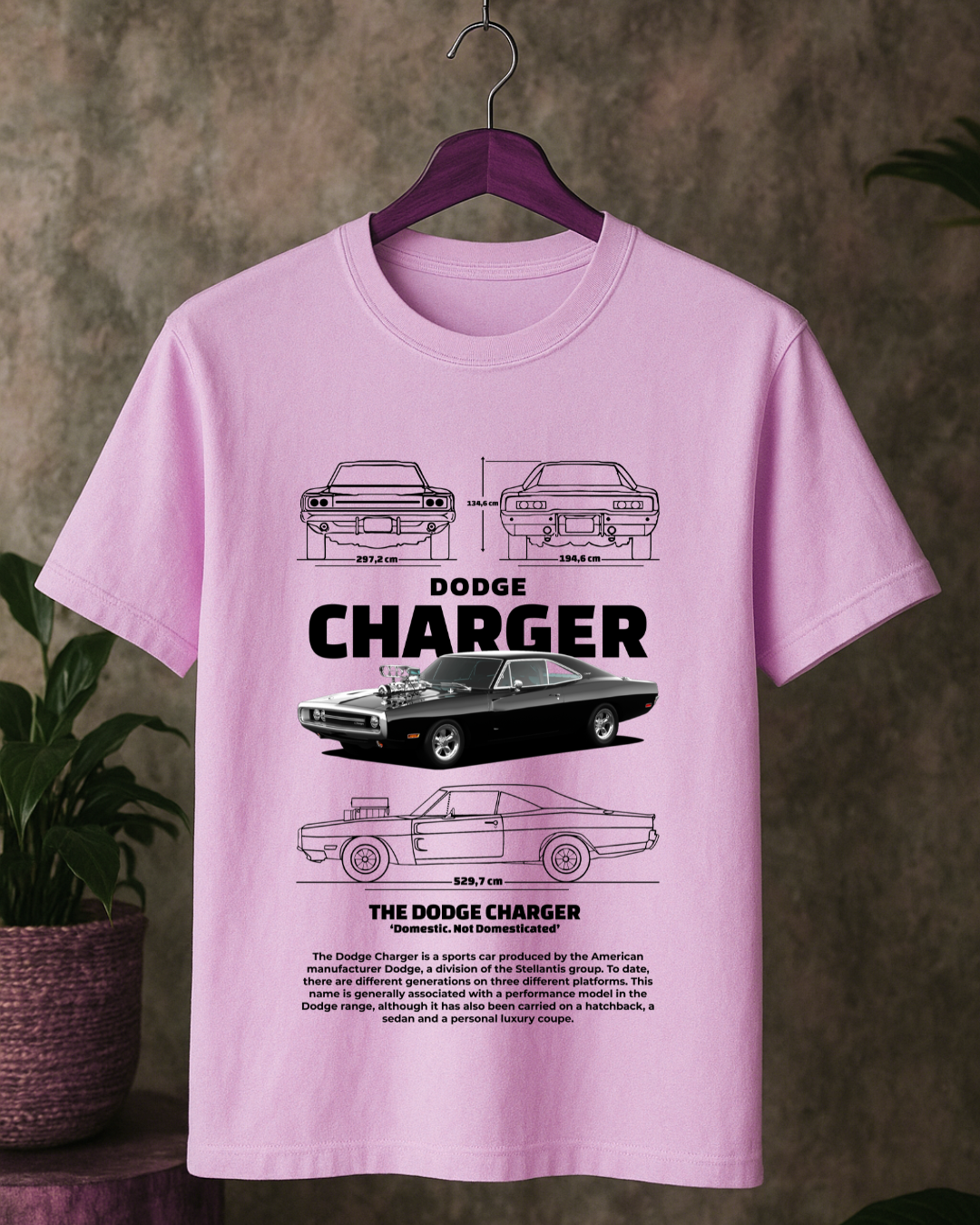 T-Shirt Charger Hellcat Oversized