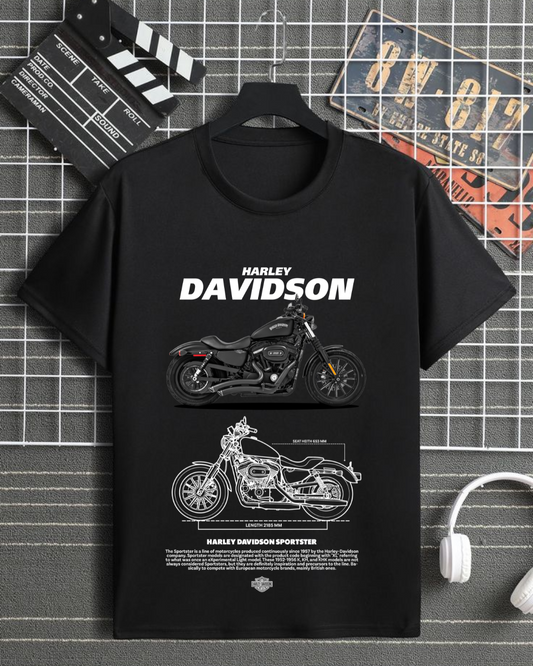 T-Shirt Harley Sportster Oversized