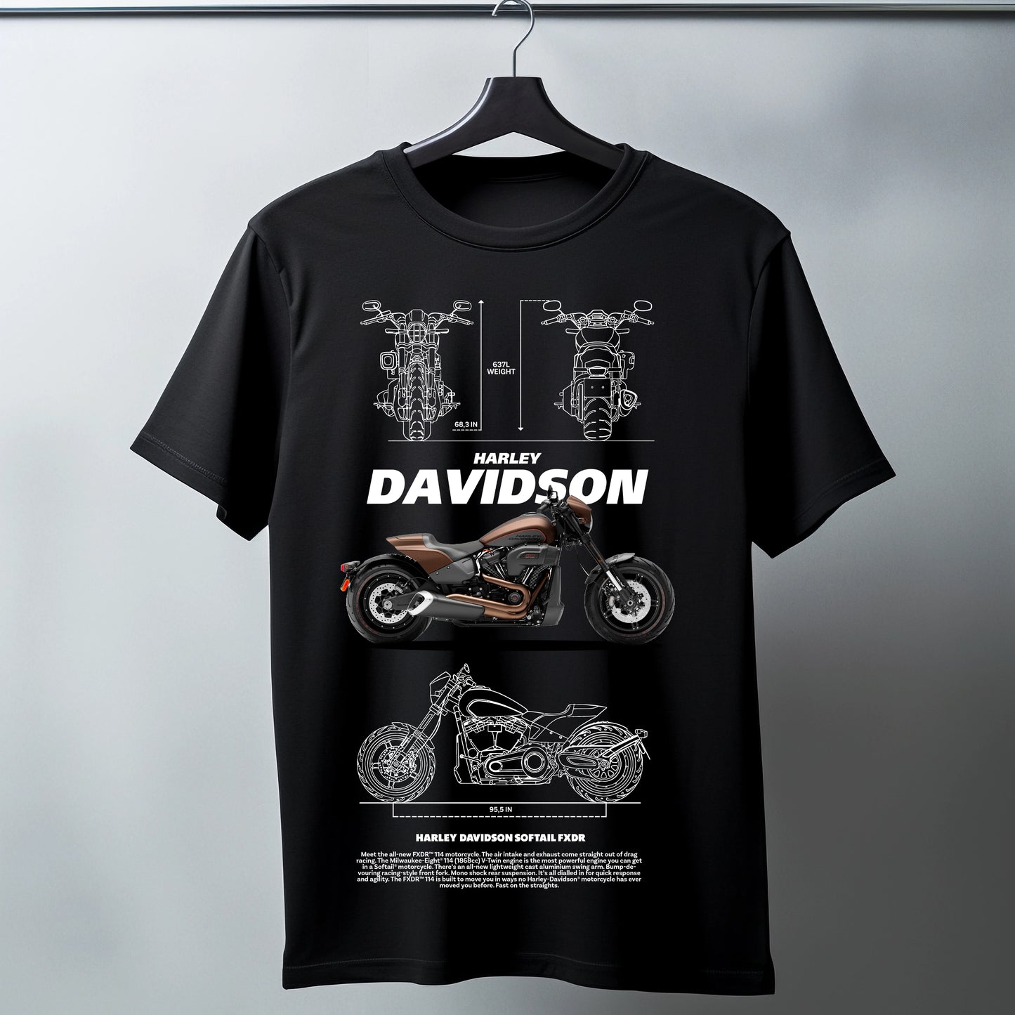 T-Shirt Harley FXDR Oversized