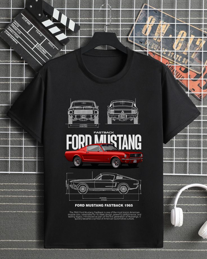 T-Shirt 1965 Mustang Oversized