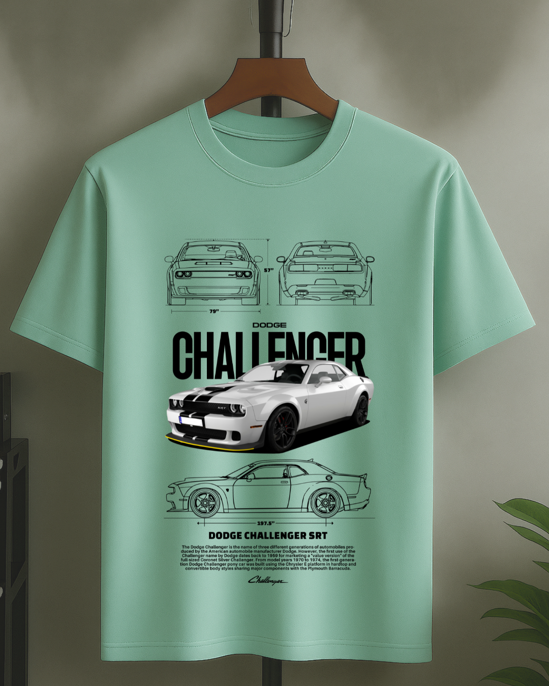 T-Shirt Challenger SRT Oversized