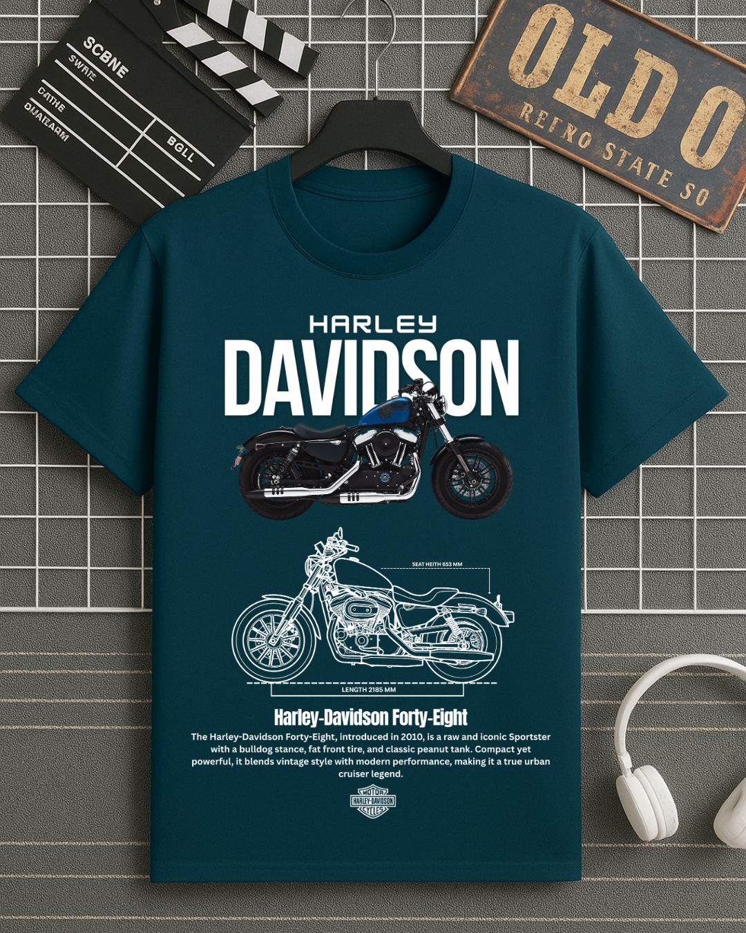 Harley 48 Classic T-Shirt Oversized