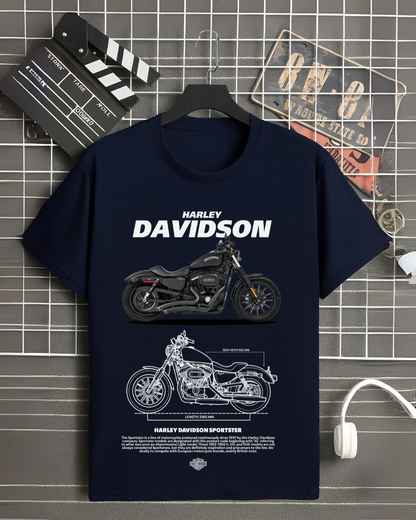 T-Shirt Harley Sportster Oversized