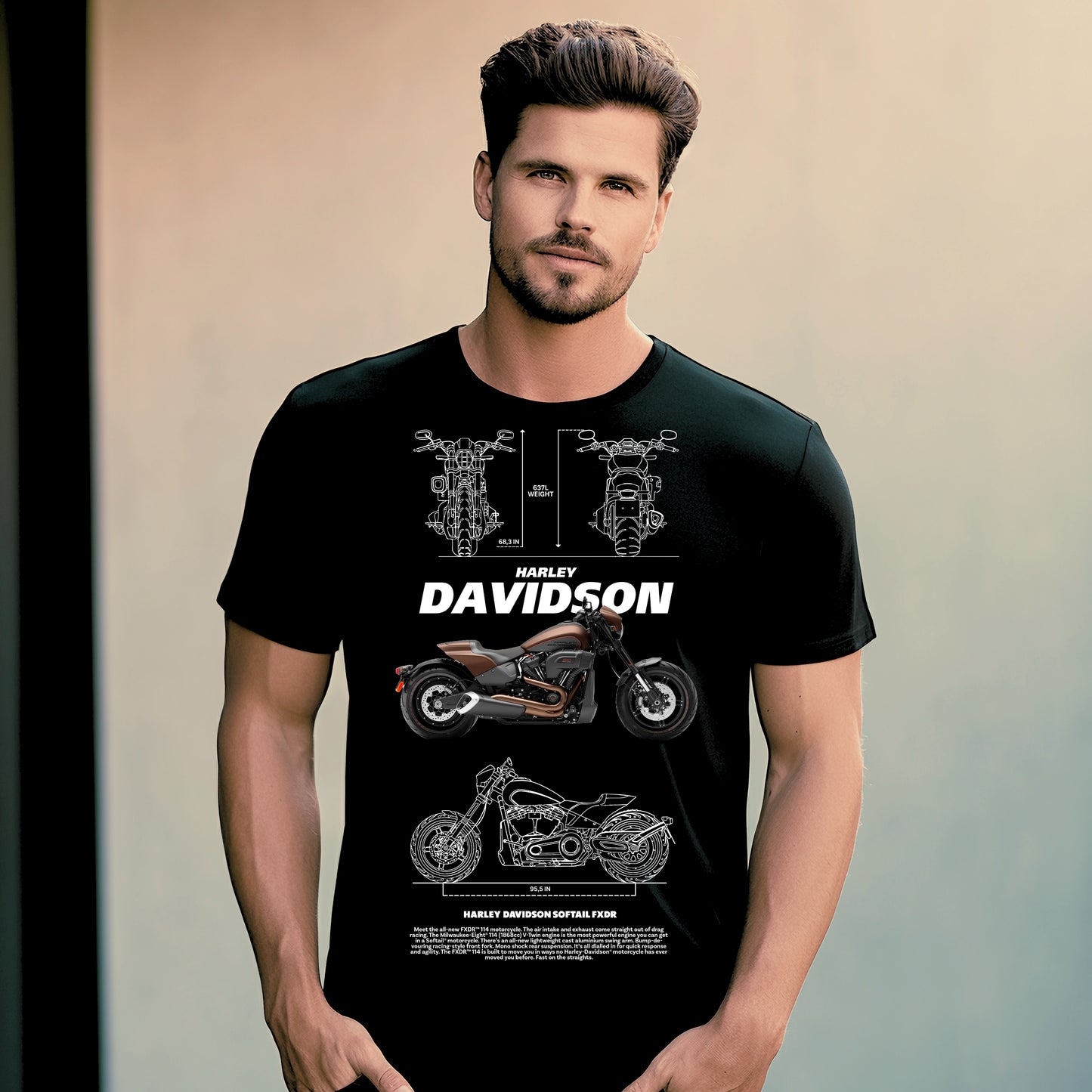T-Shirt Harley FXDR Oversized
