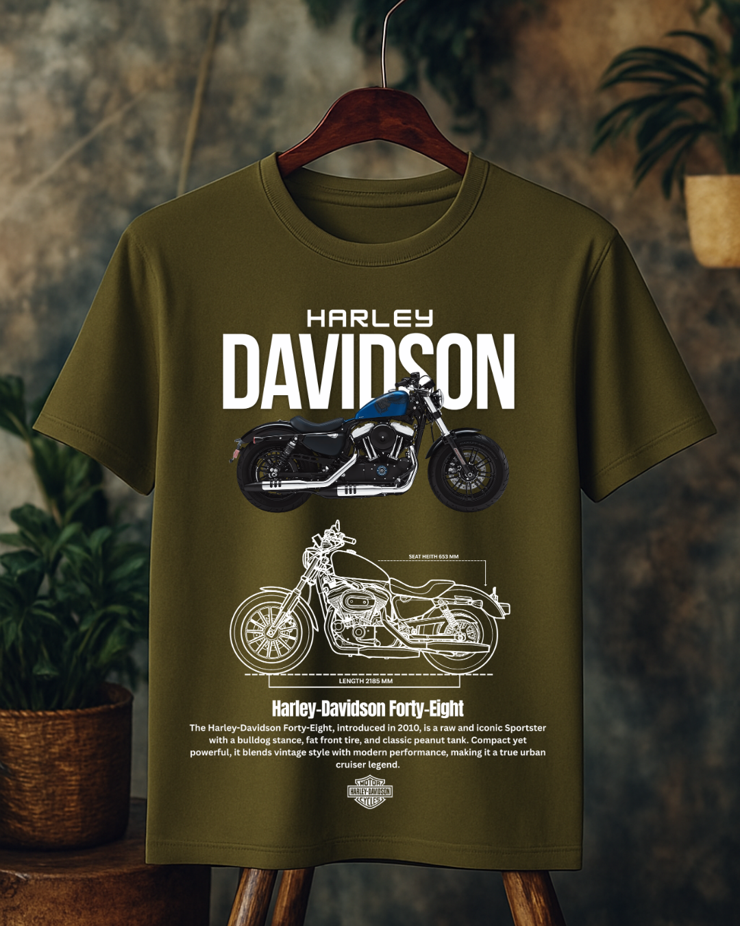 Harley 48 Classic T-Shirt Oversized