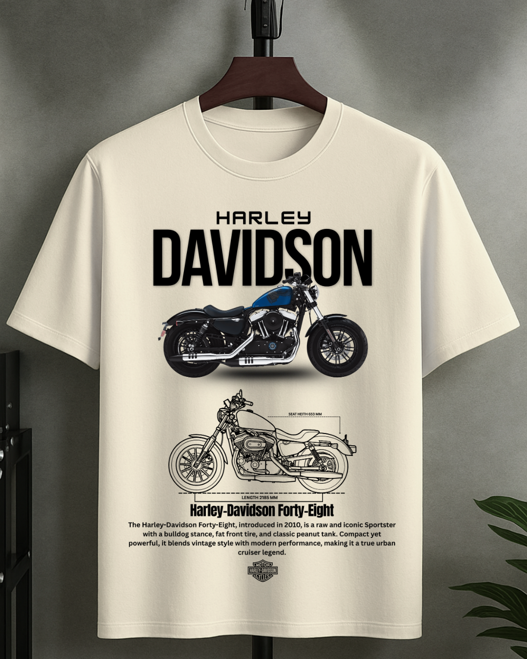 Harley 48 Classic T-Shirt Oversized