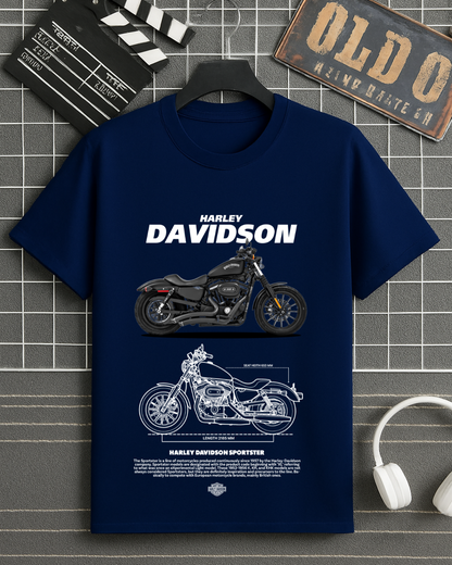 T-Shirt Harley Sportster Oversized