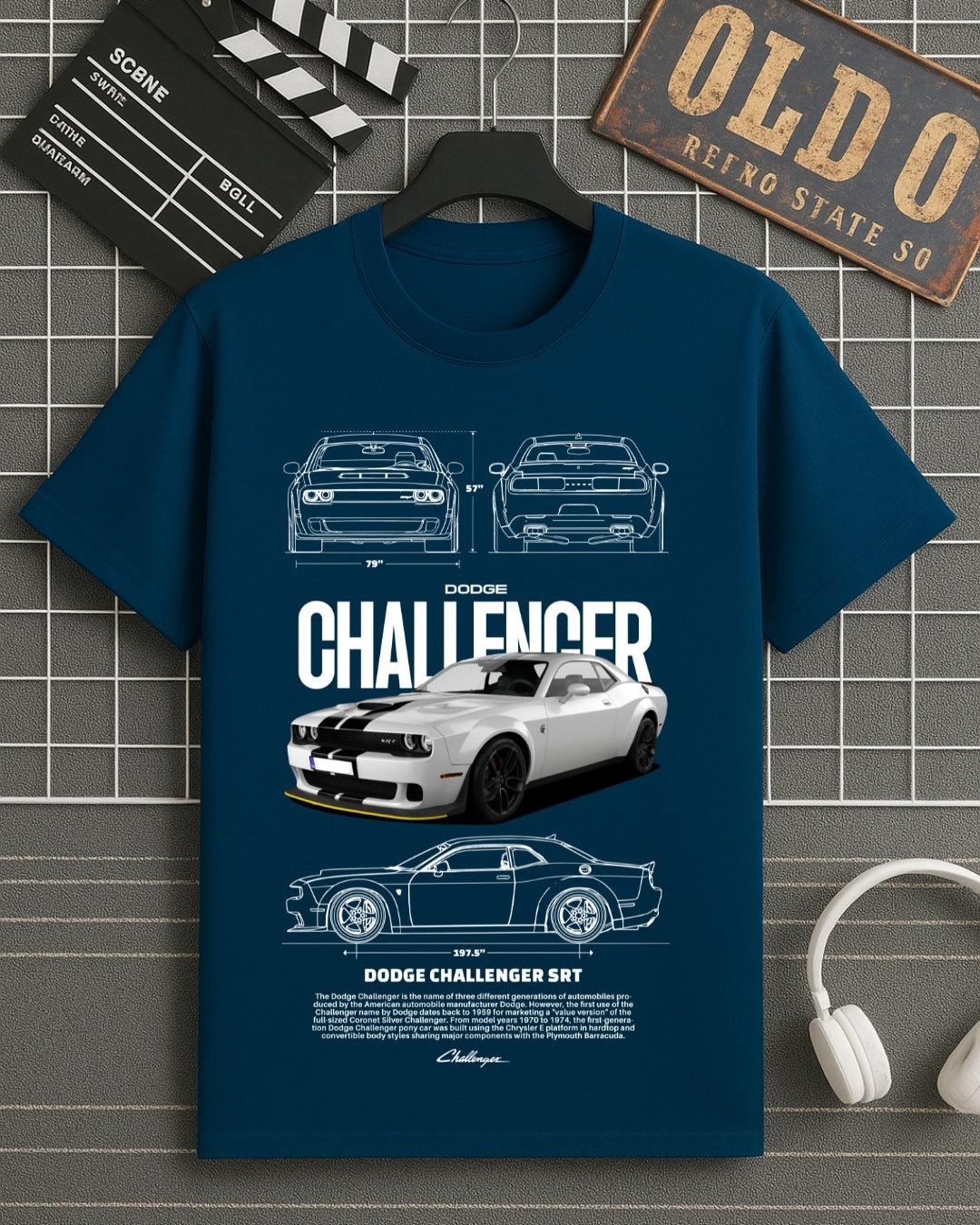 T-Shirt Challenger SRT Oversized