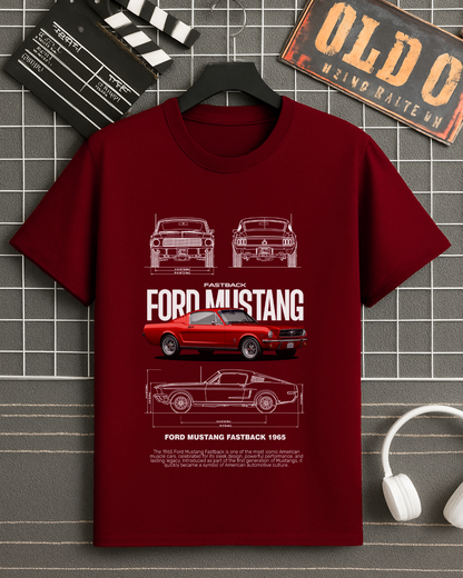 T-Shirt 1965 Mustang Oversized