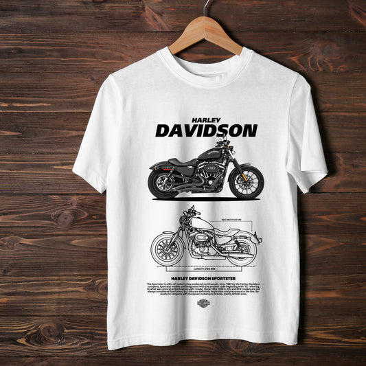 T-Shirt Harley Sportster Oversized