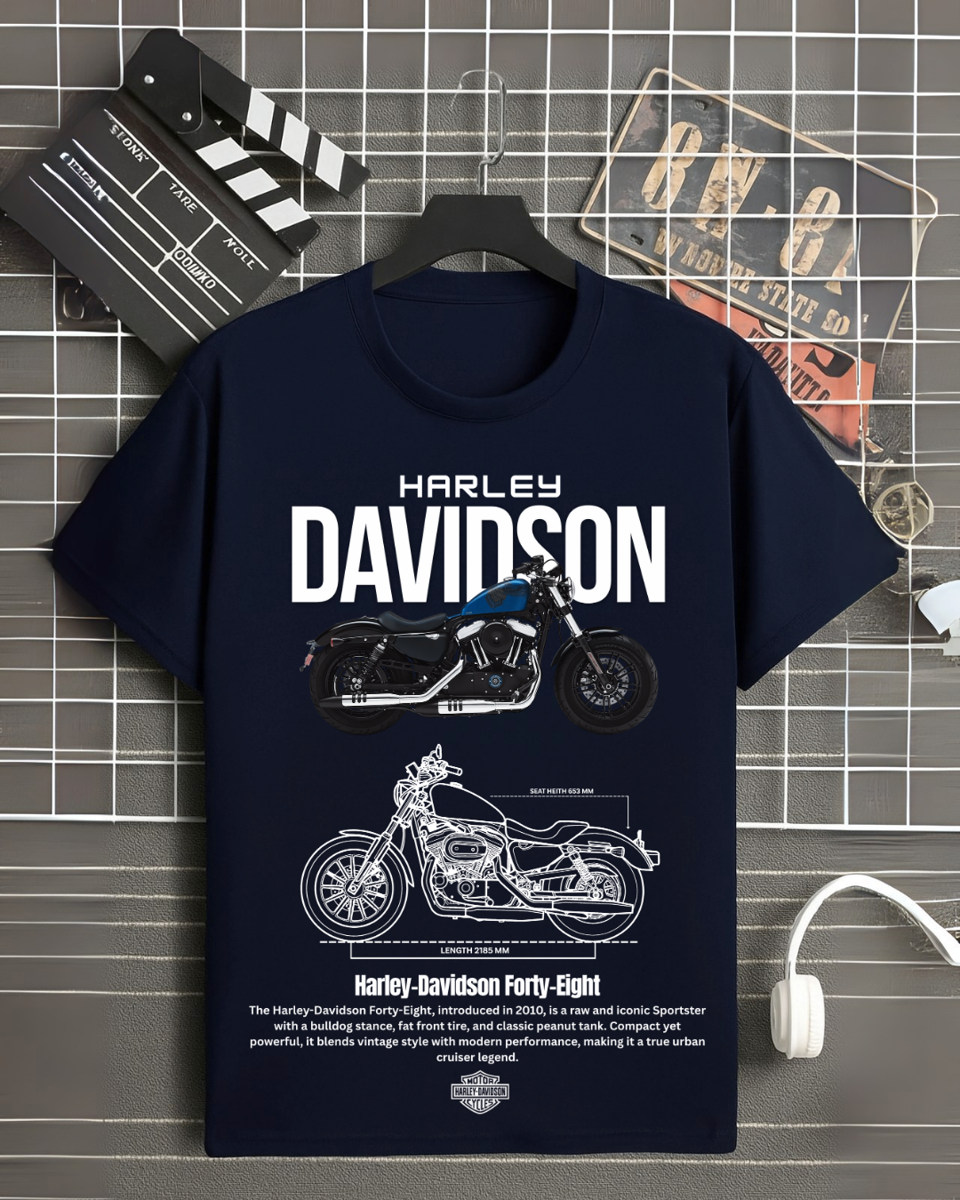 Harley 48 Classic T-Shirt Oversized