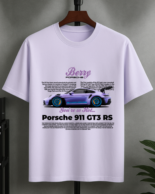 T-Shirt 911 RS Berry Oversized