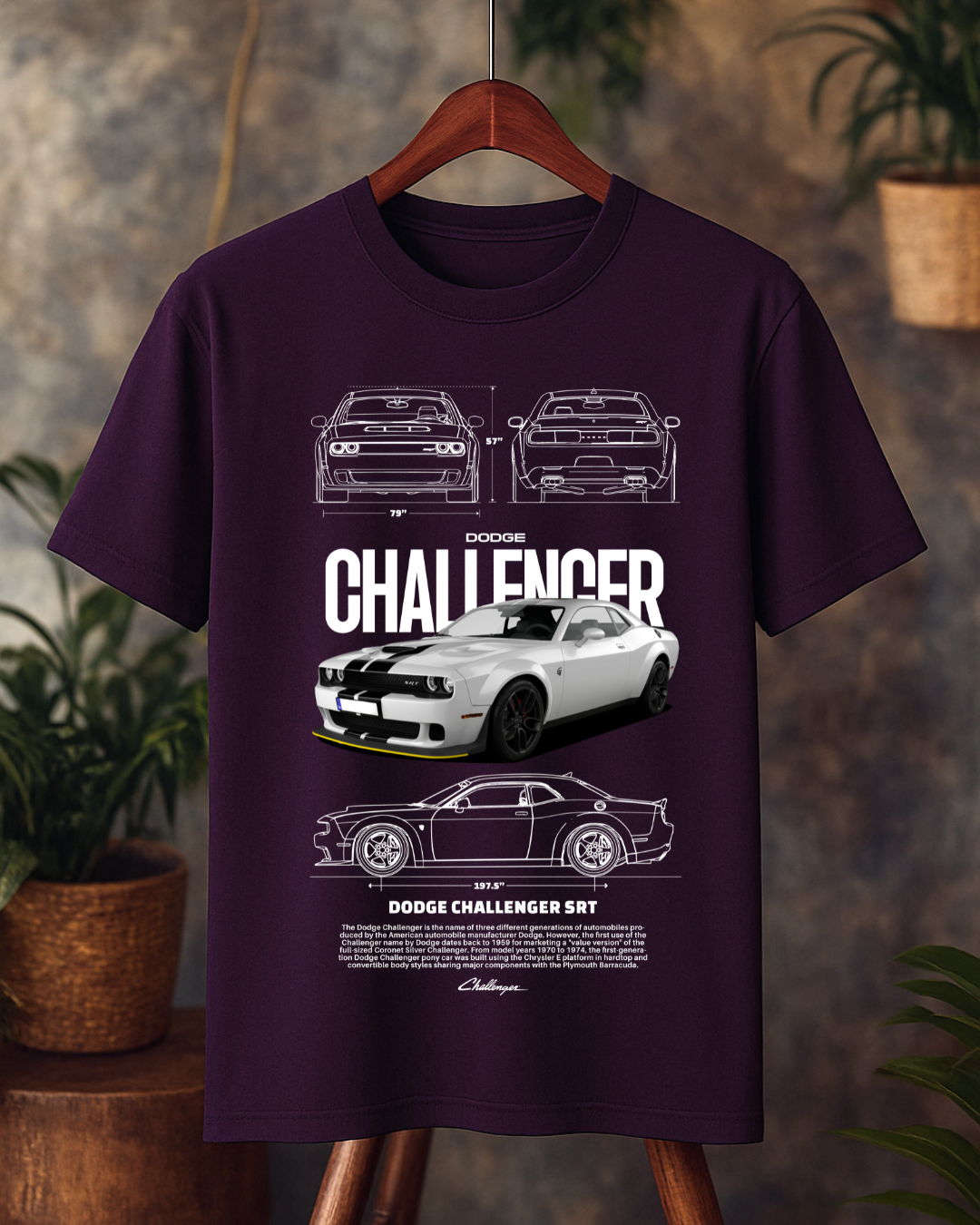 T-Shirt Challenger SRT Oversized
