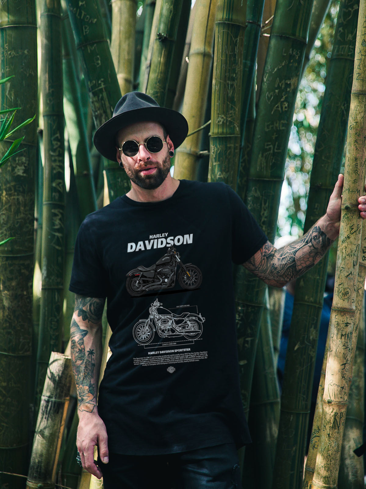 T-Shirt Harley Sportster Oversized