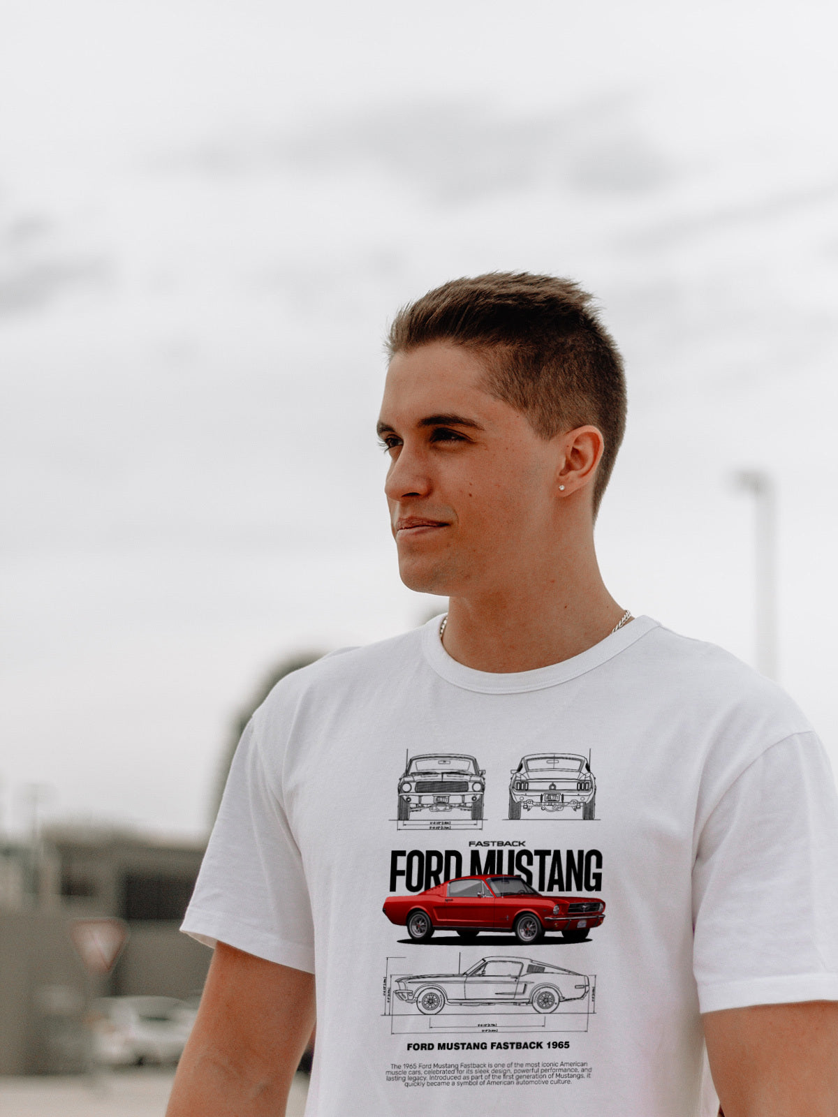 T-Shirt 1965 Mustang Oversized